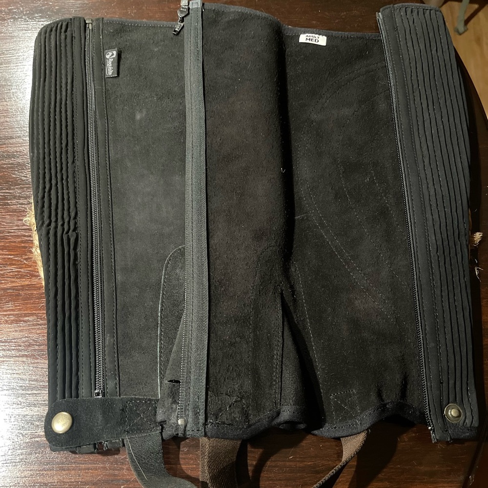 Requisite Suede Half Chaps. Medium Size Adult. - image 2
